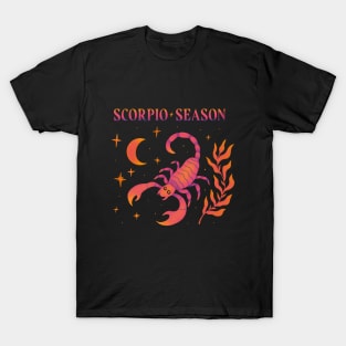 Scorpio Season illustration Zodiac Sign art T-Shirt